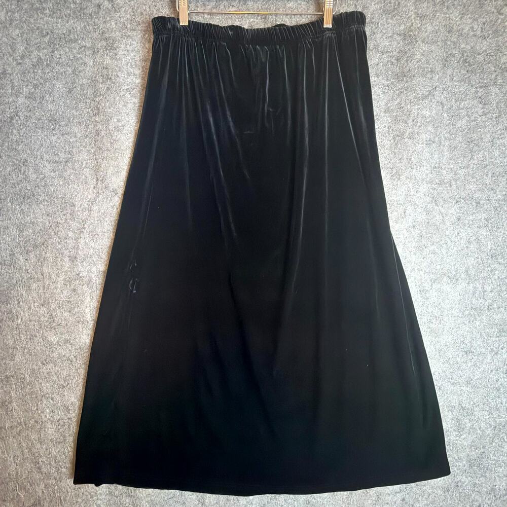 Vintage TR Bentley Skirt Womens XL Black Whimsigoth‎ Dark Fairy 90s Noir Witchy